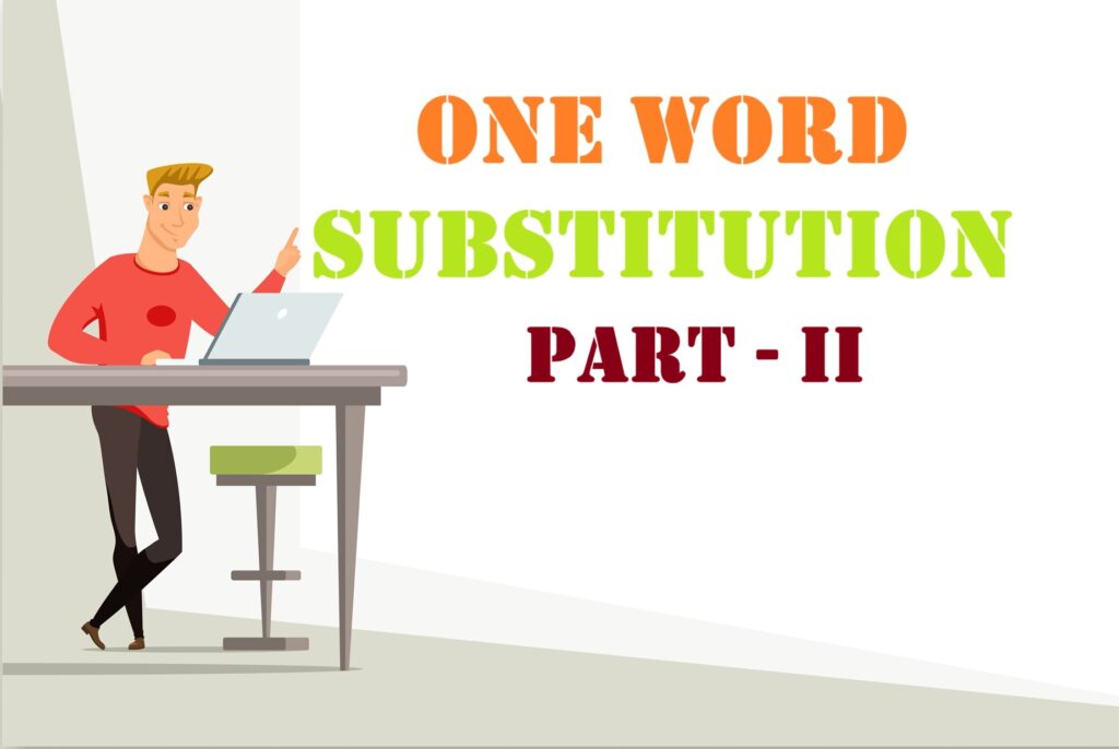 ONE-WORD -SUBSTITUTIONS