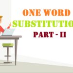 ONE-WORD -SUBSTITUTIONS