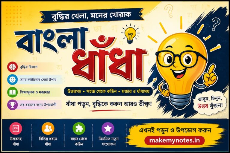 সেরা বাংলা ধাঁধা ও উত্তর সংগ্রহ - Best Bangla Dhadha Collection - সূচিপত্র